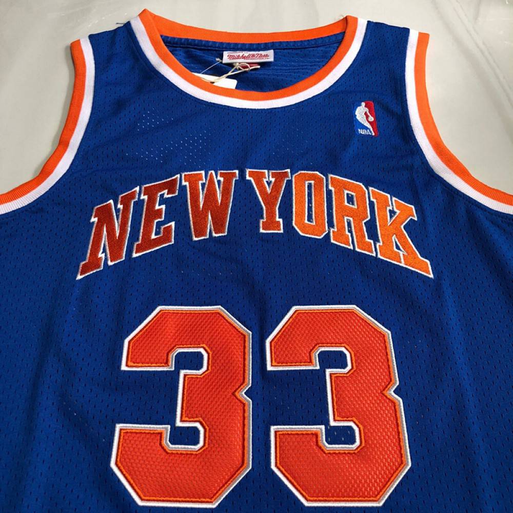 Patrick Ewing New York Knicks Blue 1985-86 Hardwood Classics Swingman Jersey-Pro Kit Vault | Brand New 26/27 Sports Jerseys